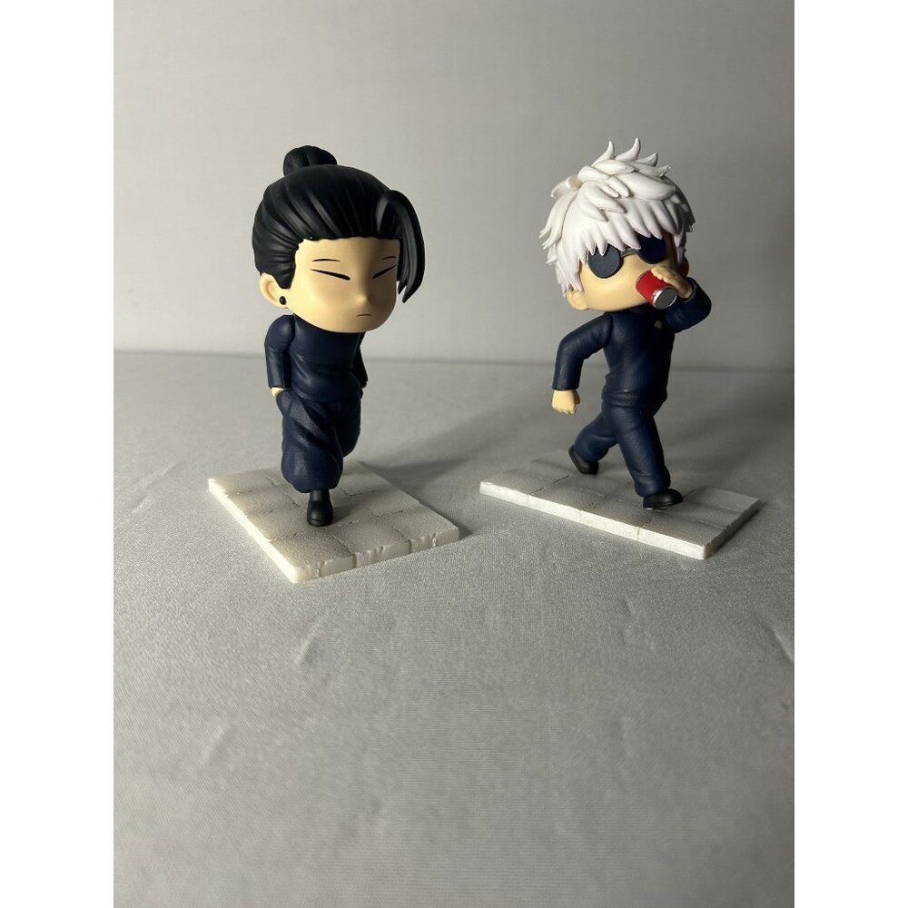 Jujutsu Kaisen Gojo Satoru & Geto Suguru PVC Figurines On Display Bases